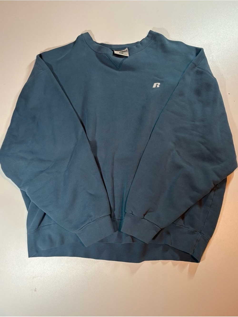 Y2K Russell Athletic Blue Crewneck Sweatshirt